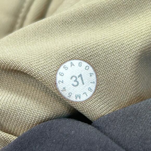 Lululemon Commission Pant Slim Fit Khaki Beige Size 31 Men’s ABC Tech Pocket - Picture 9 of 9